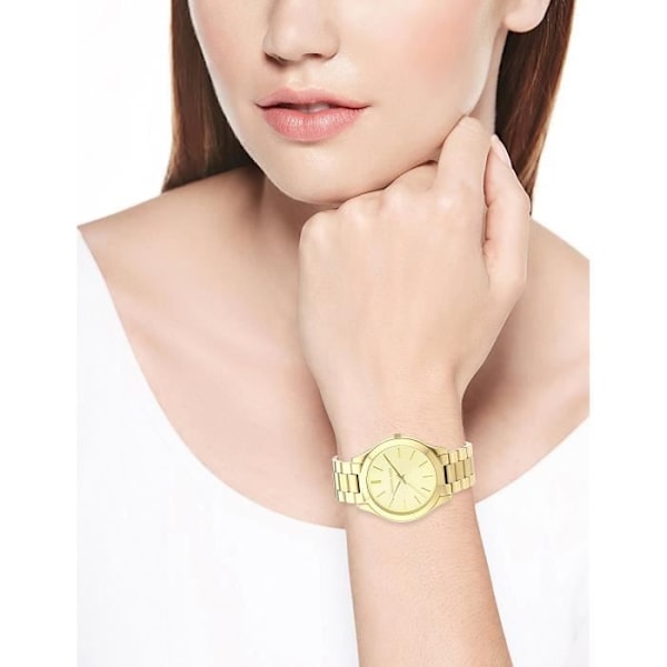 Dameur - Michael Kors - MK3179 - Guld rustfrit stål - 5 ATM vandmodstand - Kvarts gyllene