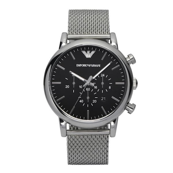Ur - Armani - AR1808 - Kvarts - Sort - 46 mm - 5 ATM vandtæthed Svart