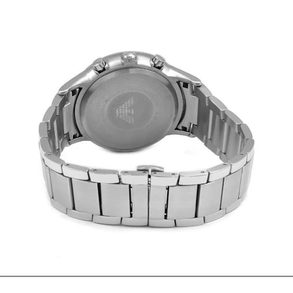 Ur - EMPORIO ARMANI - AR2448 - Kvarts - Sølv - Vandtæthed 5 ATM Silver, Svart