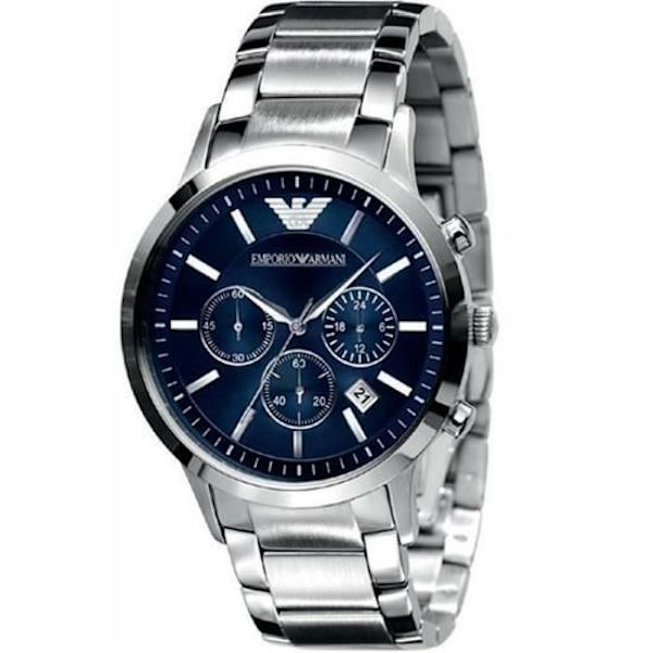 Ure - Armani - AR2448 - Chronograf - Rustfrit stål - Analog - Quartz