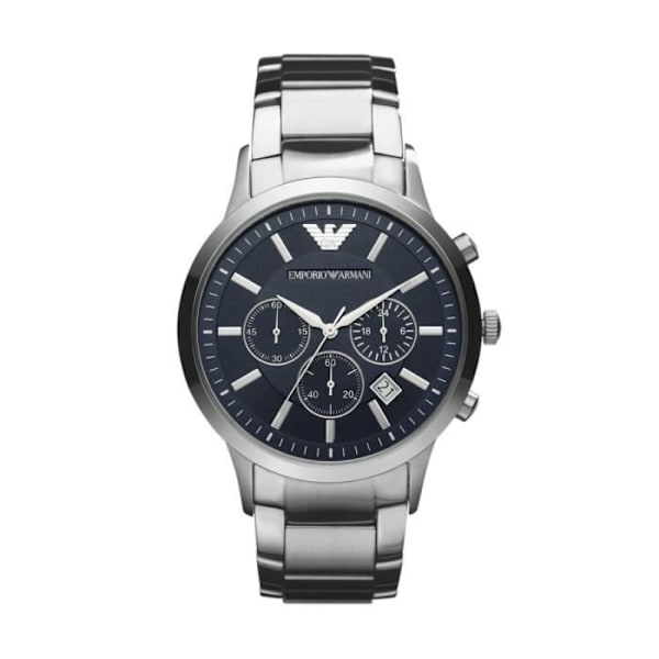 Ur - EMPORIO ARMANI - AR2448 - Kronograf - Stål - 5 ATM vandtæthed Svart silver