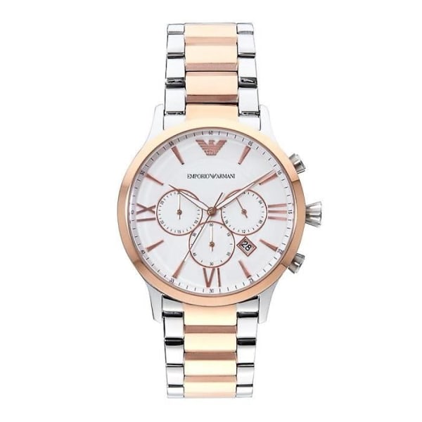 Herreure - Armani - AR11209 - Quartz - Ø 43 mm - Rustfrit stål Vit