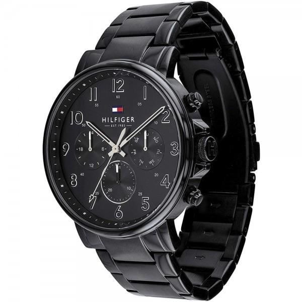 Ur - Tommy Hilfiger - 1710383 - Rustfrit stål - Sort - Refurbished B Svart