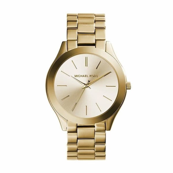 Ur - Michael Kors - MK3179 - 42mm - Forgyldt Rustfrit Stål - Analog Quartz gyllene