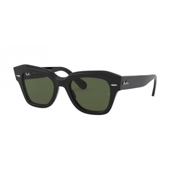 Ray-Ban RB2186 STATE STREET BLACK (901/31), solglasögon Svart