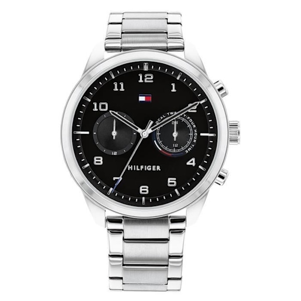 Ur - Tommy Hilfiger - 1791784 - Quartz - Rustfrit stål - Vandtæthed 5 Atm Sølv, sort