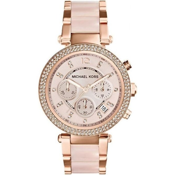 Dameur - Michael Kors - MK5896 - Kvarts - Analog - Rustfrit stål Rosa