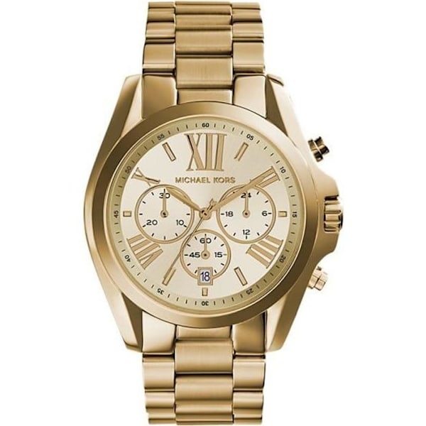 Dameur - Michael Kors - MK5605 - Guld rustfrit stål - 10 ATM vandmodstand - Kronograf gyllene