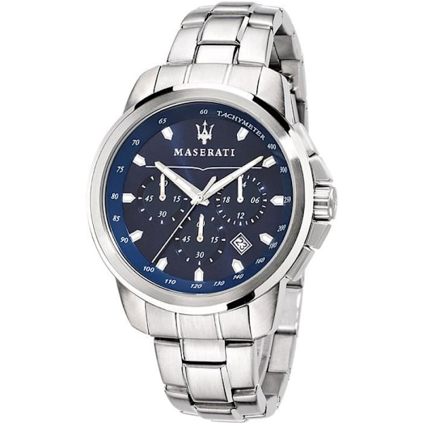 Ur - MASERATI - SUCCESSO R8873621002 - Kvarts - Analog - Rustfrit stål Blå, Silver