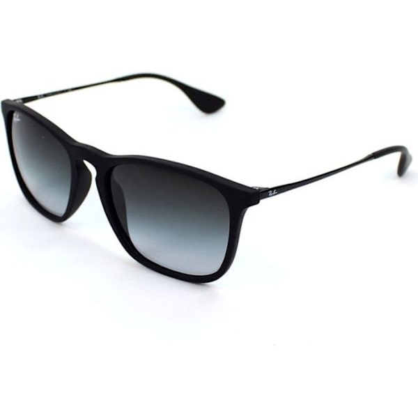 RAY BAN Solglasögon för män Modell RB4187 - Kategori 3 - Mattsvart - Gradient Grå linser Svart grå