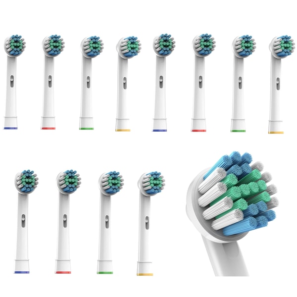 12-pack Kompatibla med oral -B Tandborsthuvuden