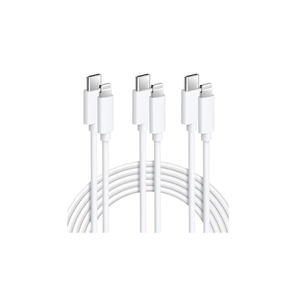 3-pack 2 m / Typ C till Lightning