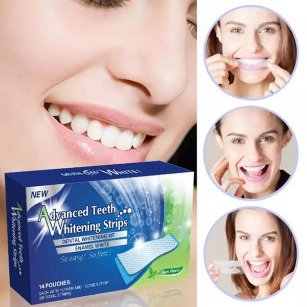 Hampaiden valkaisu - Dental 360 valkaisunauhat -28 kpl