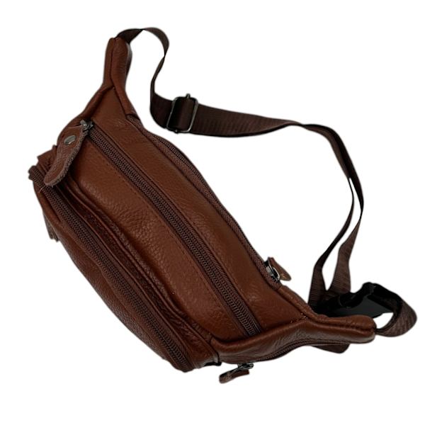 Magväska kalvläder Brown one size
