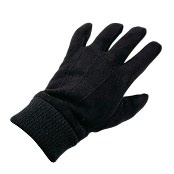 Handskar mocka herr Svart one size