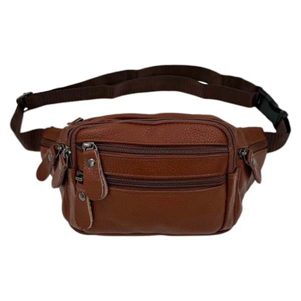 Magväska kalvläder Brown one size