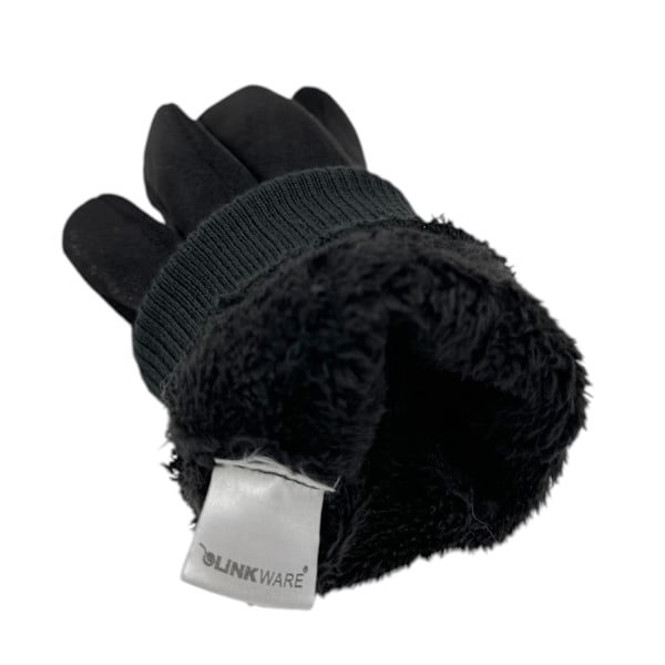 Handskar mocka herr Svart one size