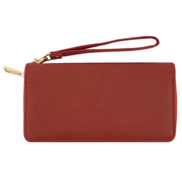 Läcker plånbok i läderimitation Röd one size