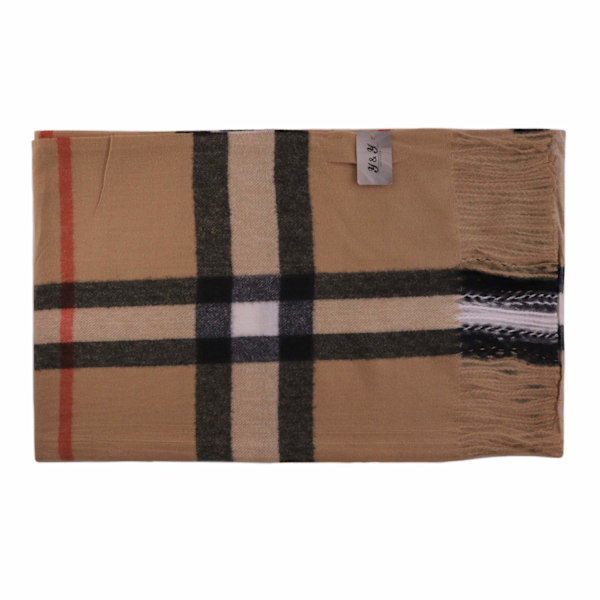 Halsduk i ull och viskos Khaki one size