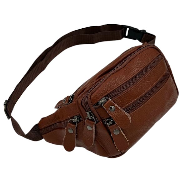 Magväska kalvläder Brown one size
