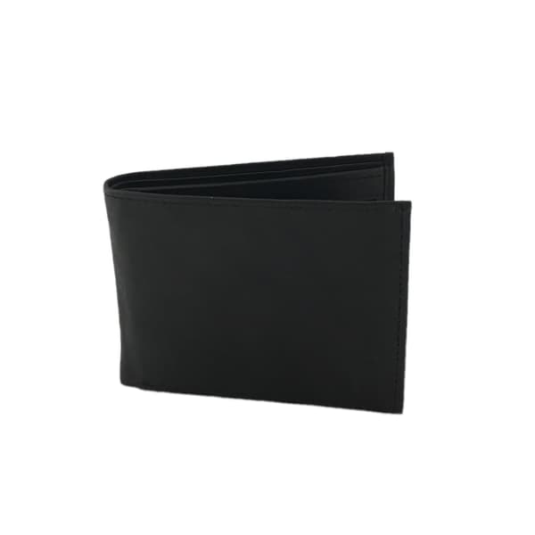 Herrplånbok / plånbok, läder Svart one size