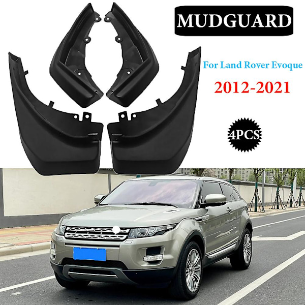 Autotarvikkeet Mudguards Mudguards Evoquelle Mudguards Land Rover Evoquelle Auton lokasuoja 2012-2021 Auton muotoilu 4kpl