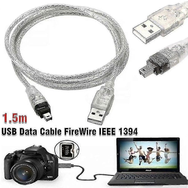 For Mini DV MiniDV USB Datakabel Firewire IEEE 1394 HDV Videokamera For Redigering På PC