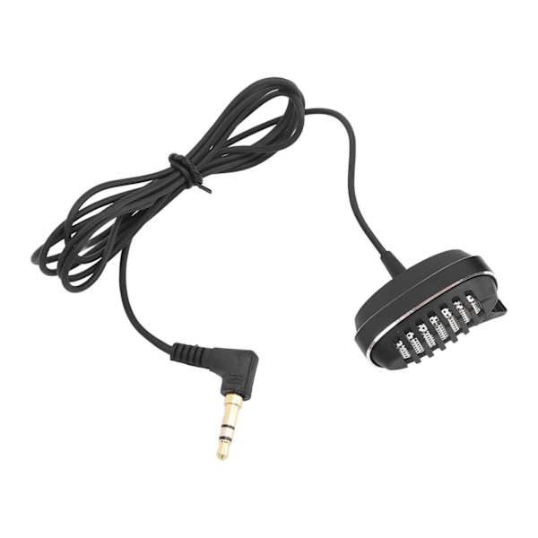 Lavalier Mikrofon Mini Støjreduktion Anti Interface Omnidirektionel Clip On Lapel Mic til Tale Møde Kamera