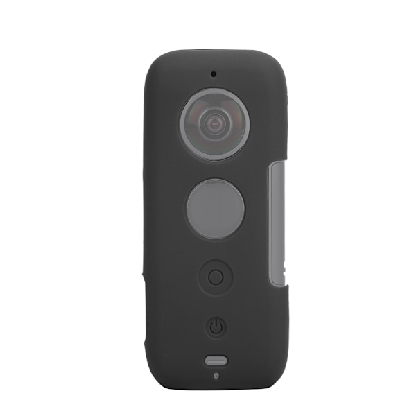 Sports Motion Camera Silikonbeskyttende deksel med objektivdeksel for Insta360 One XBlack