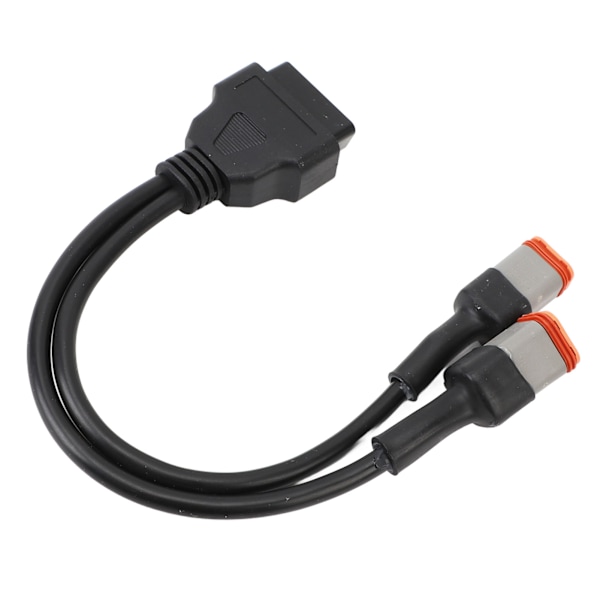 1 OBD-adapter diagnostisk skanner 4-pin 6-pin til 16-pin forlengelsesadapterkabel for motorsykkel