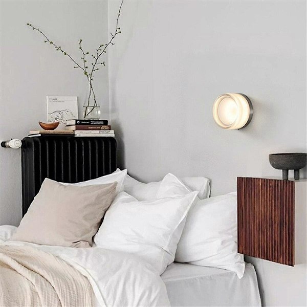 LED Væglamper Til Soveværelse Seng Indendørs Udendørs LED Rund Sconce Armaturer Baggrund Lumina