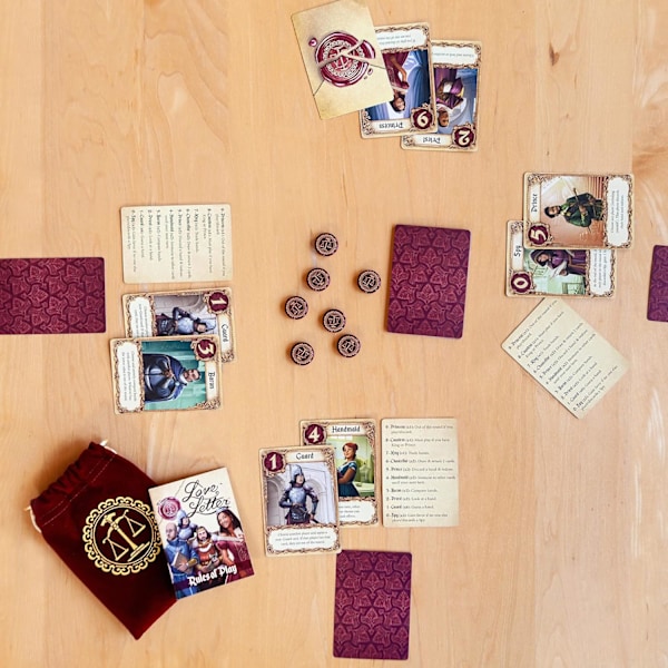Love Letter Card Game | Classic Renaissance Strategy and Elimination Game for Adults and Kids Ages 10+, Average Playtime 20 Minutes
