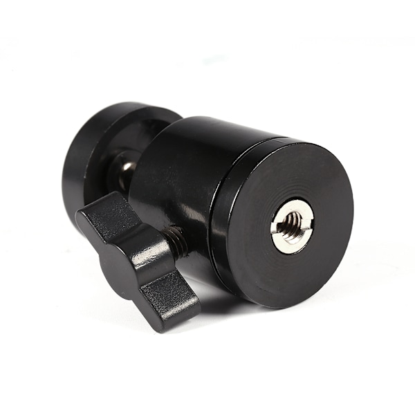 Ny 360° Mini Ball Head Brakett Feste for 1/4\" Kamera Stativ & 3/8\" Blitzholder