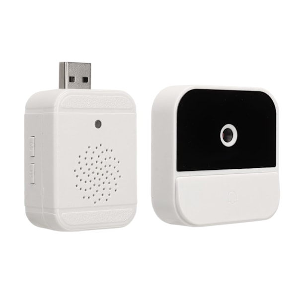 Trådløs WiFi videodørklokkekamera 1080P HD Smart Wifi videodørklokke med tovejs stemme nattesyn HD vidvinkelobjektiv Cloud Storage Playback