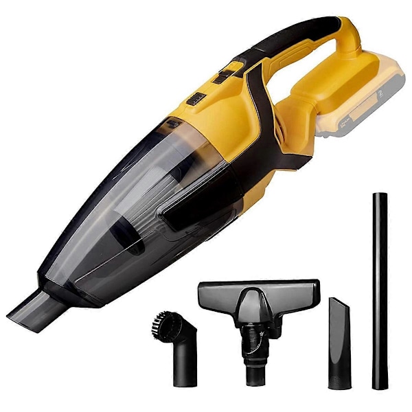Sladdlös dammsugare kompatibel med Dewalt 20V batteri (endast verktyg) Handhållen dammsugare för golvmattor