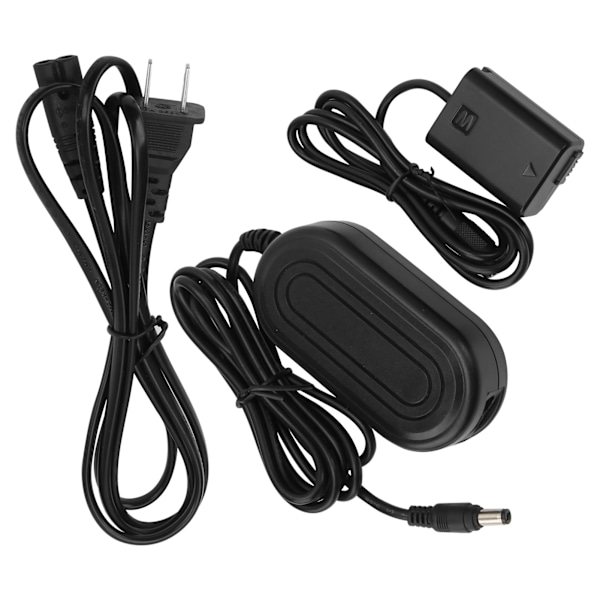 AC-adapter strømforsyning og NPFW50 dummy batteri DC-kobler kit til Sony A7 kamera