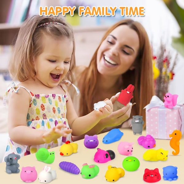Mochi Squishy -lelut, 30 kpl Mini Squishy -juhlapalkintoja lapsille, ZQKLA