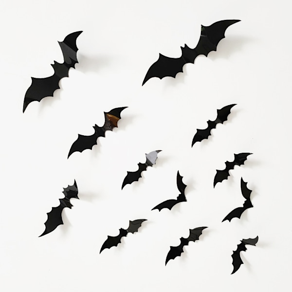 Halloween 3D lepakko seinäkoriste tarrat