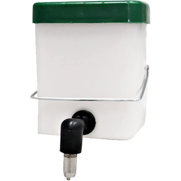 Automatic Pet Water Dispenser - Hanging Water Fountain for Rabbit, Hamster, Guinea Pig, Ferret, Small Pet, White and Green