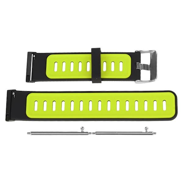 Silicone Watch Strap Sports Metal Buckle Quick Release Watch Band Watch Accessories for Spartan Hr Baro Black Green