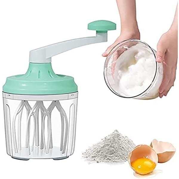 Manuell visp hushållsmixer - 1200 ml handvisp för bakning och matlagning