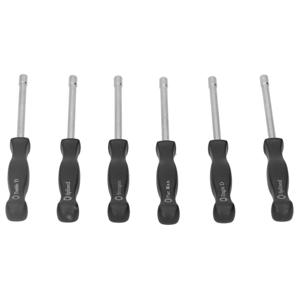 6PCS/Set Forgasser Justeringsverktøysett Forgasser Justeringsskrutrekker Hageverktøy