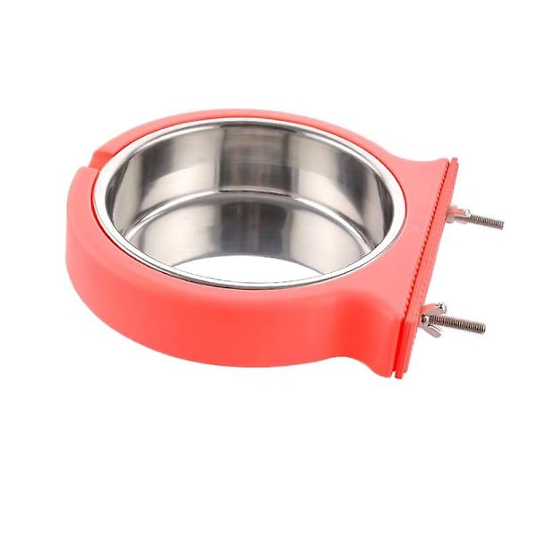 Dog Crate Bowl Removable Stainless Steel Hanging Pet Bowl Cage Small Water Bowl Feeder Food for Dogs Cats Rabbits Birdsgreen Pet Supplies, Fontaineble