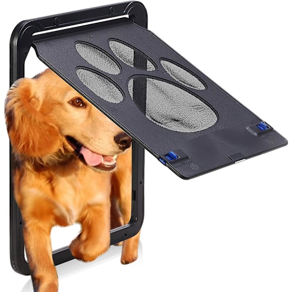 Pet Screen Door Magnetic Flap Automatic Locking Pet Door Small Dog Screen Door