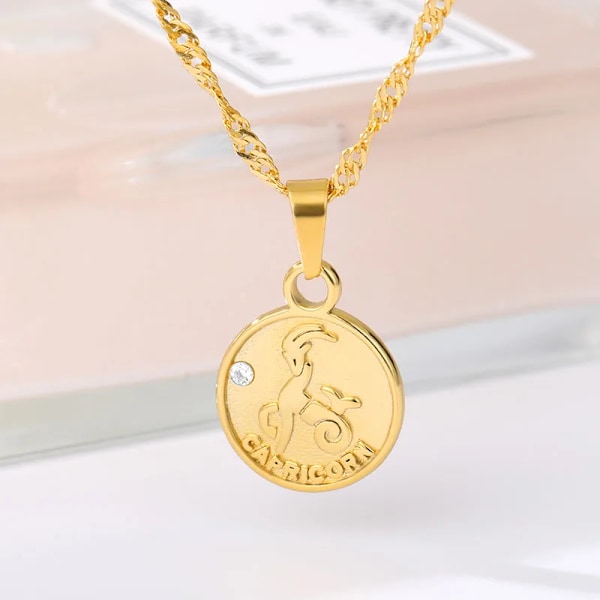 Levy Constellation Kaulakoru 12 Horoskooppikivi Riipus Kaulakoru Naiset Muoti Horoskooppi Korut Syntymäpäivälahjat Hopeanvärinen Silver Color Gemini