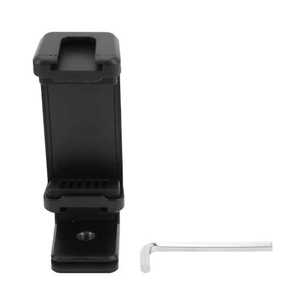 Smartphone Clip Phone Holder Cellphone Clamp Bracket 1/4in Screw Hole Dual Cold Shoe Mount