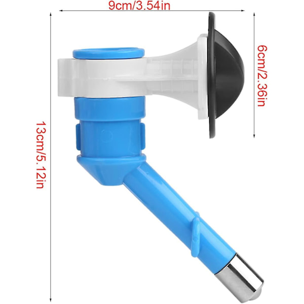 Vedenpullon pääsuutin automaattinen tippumaton lemmikkieläinten juoma-automaatti pienille eläimille (sininen) (1 kpl)