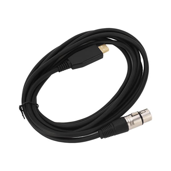 USB-mikrofonkabel USB till XLR Honmikrofonlänk Konverterkabel Mikrofonadapterkabel