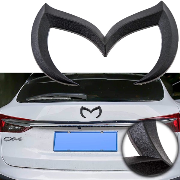 Tech Bagklap Evil M Emblem Logo Dekor Emblem Mærkat, Kompatibel med Mazda 3 6 CX MX Miata