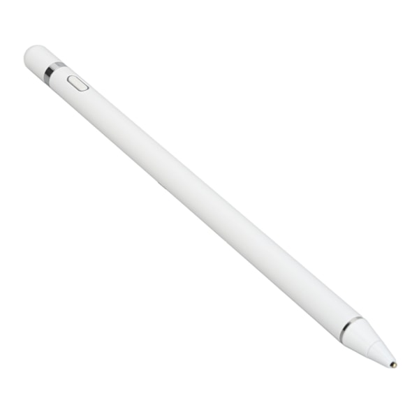 Universal Stylus Pen Magnetisk Pen Cap Åbn og Brug 95mAh Micro USB Touch Screen Penne til Smartphone Tablet Computer Hvid